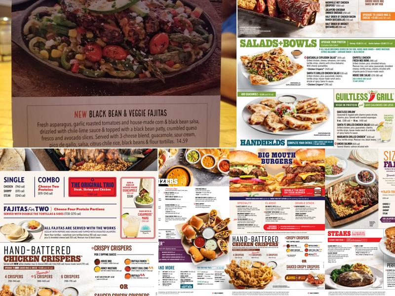 Chili's Grill & Bar Menu