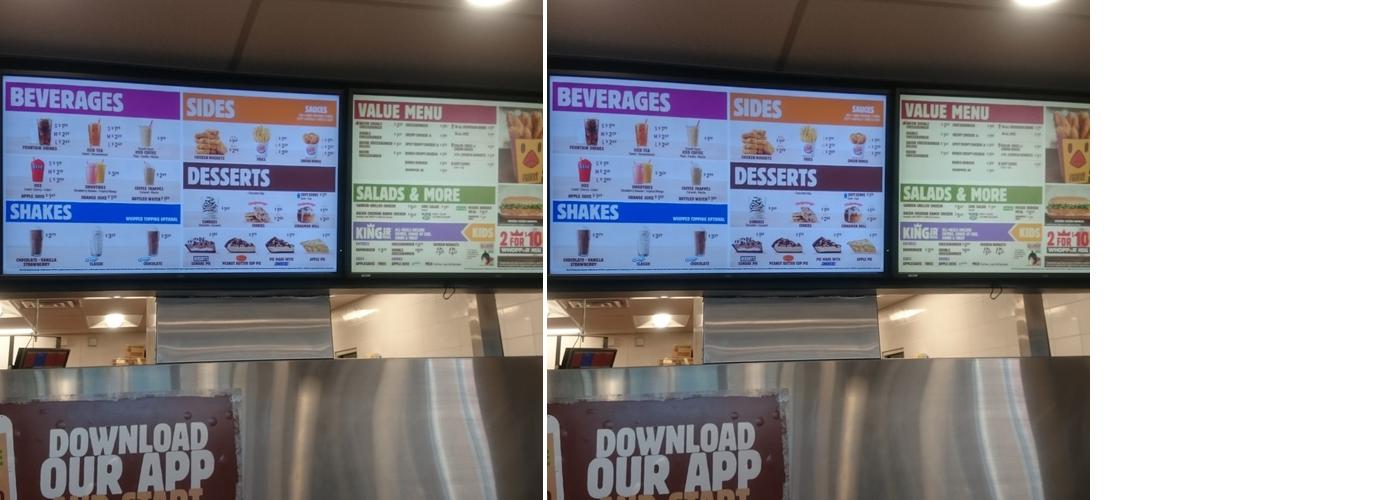 Burger King Menu