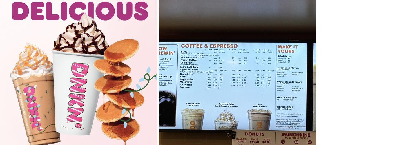 Dunkin' Menu