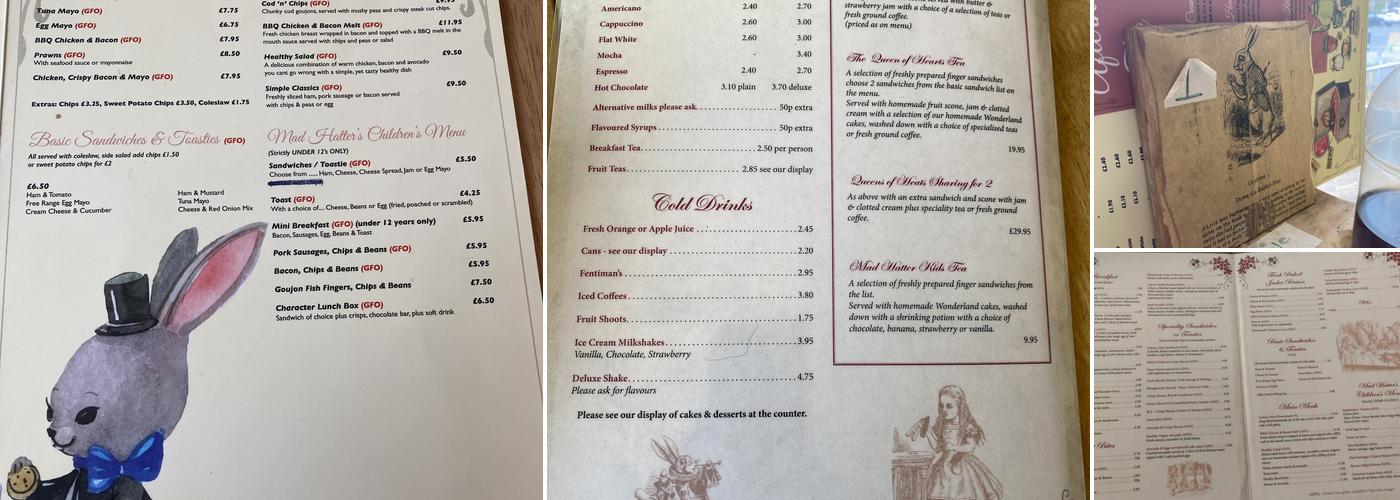The Lemon Tree Tea Rooms Menu