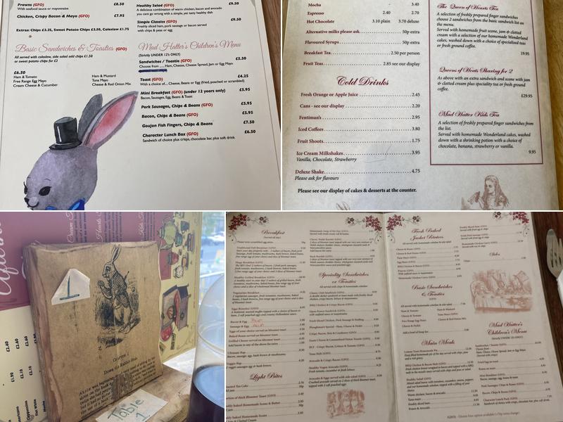 The Lemon Tree Tea Rooms Menu