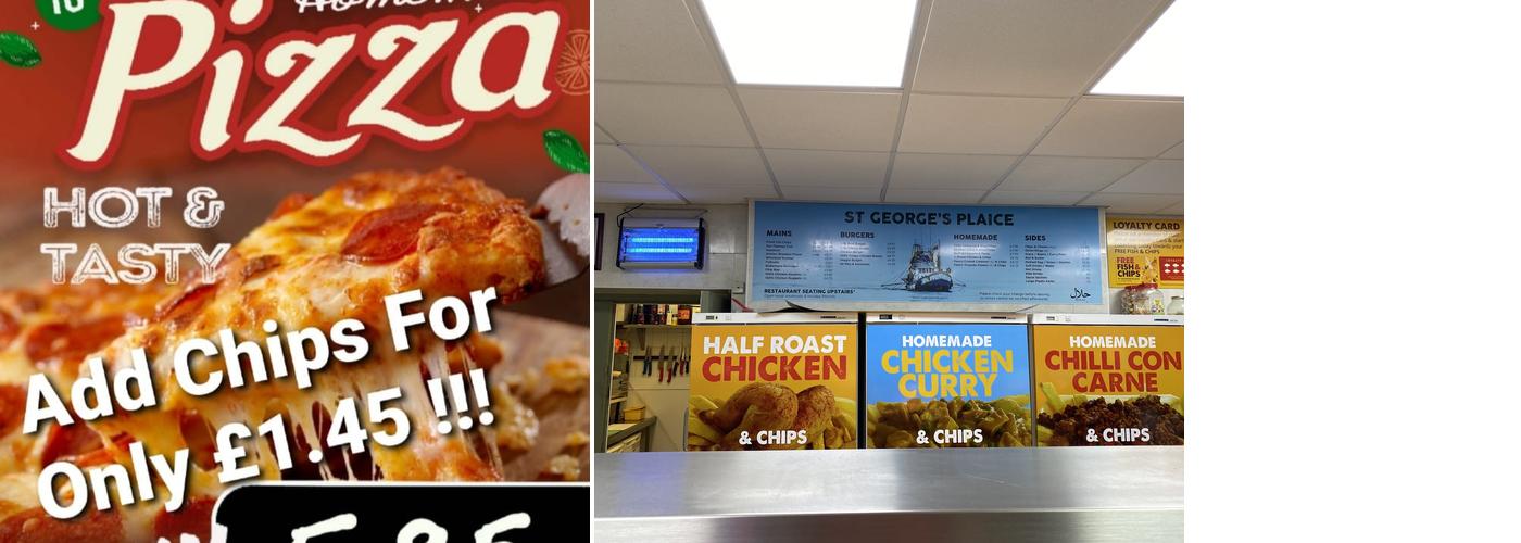 St. George's Plaice Menu