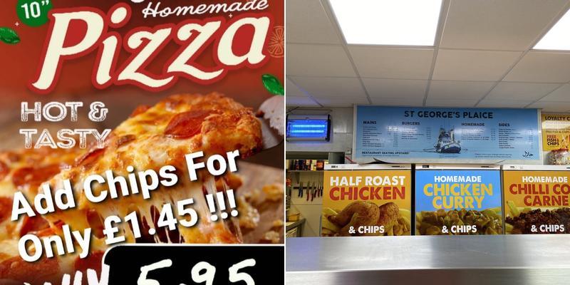 St. George's Plaice Menu