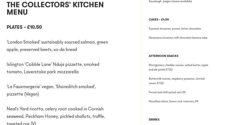 Somerset Hotel Coffee Shop & Bar Menu