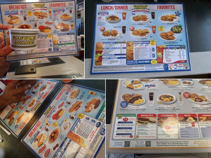 Waffle House Menu