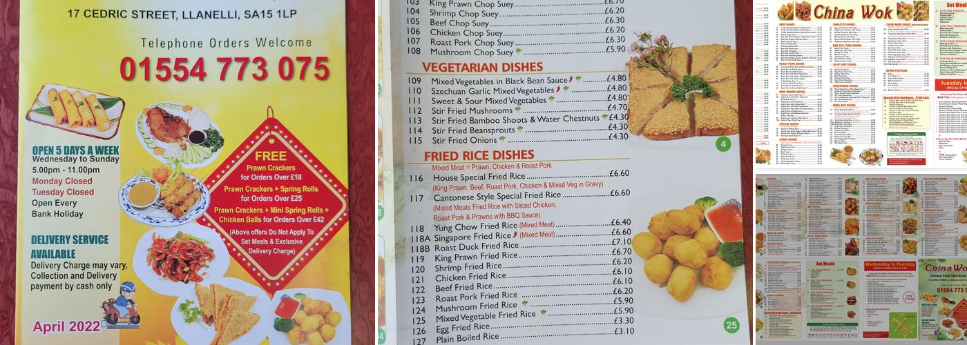 China Wok Menu
