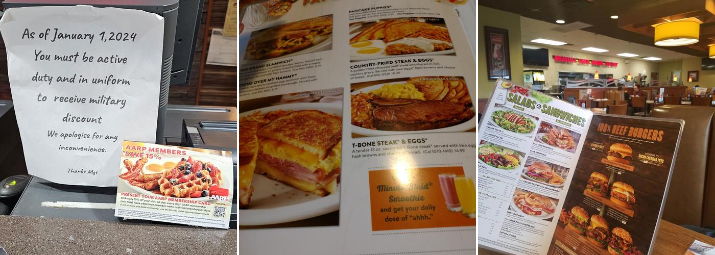 Denny's Menu