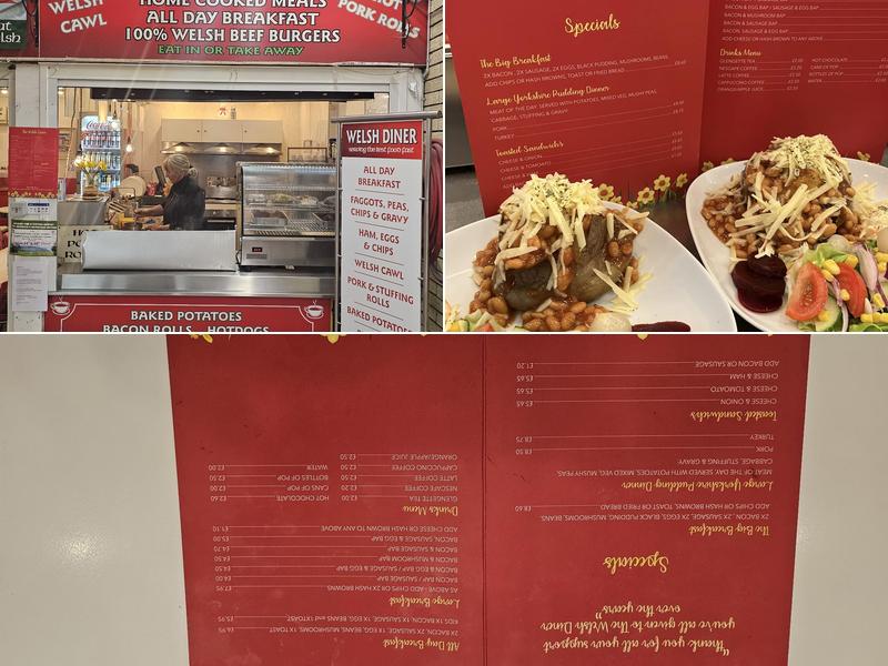 Welsh Diner Menu