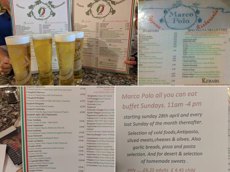 Marco Polo Pizzeria Menu