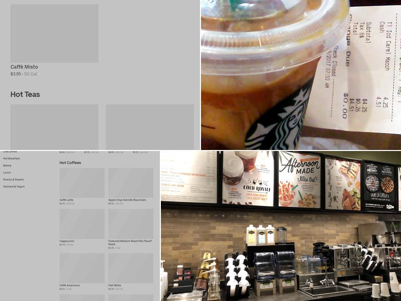 Starbucks Menu