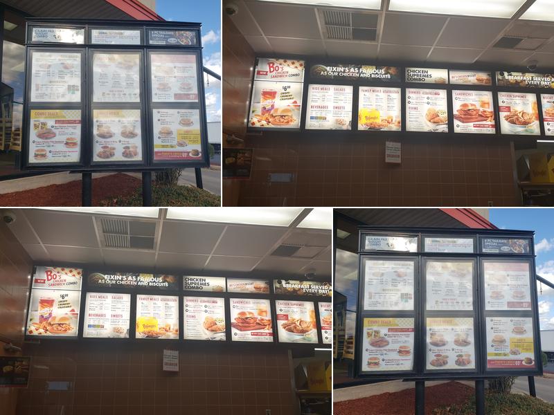 Bojangles Menu