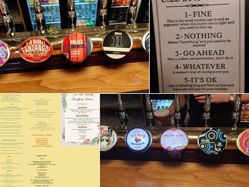 Fox and Hounds Inn Menu