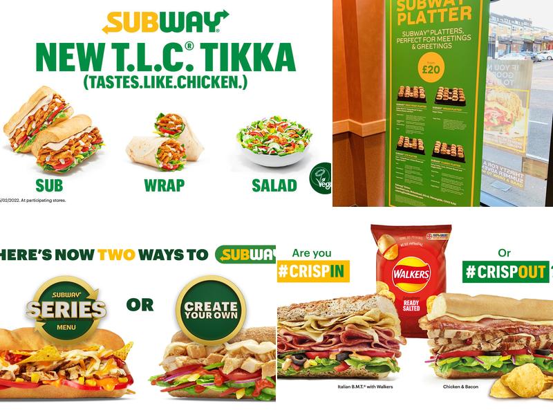 Subway Menu