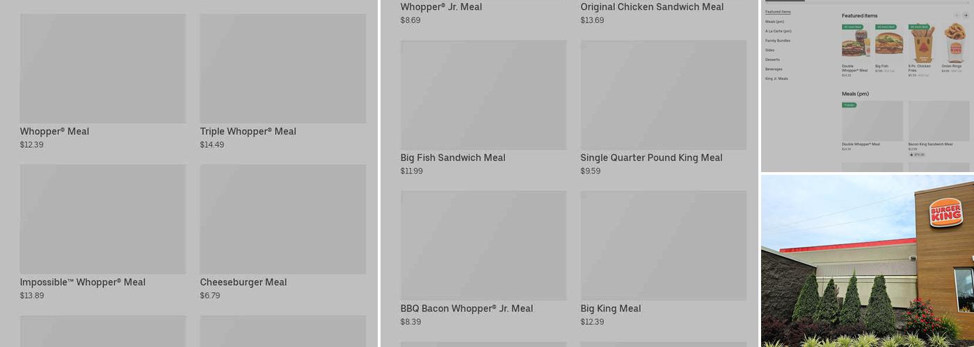 Burger King Menu