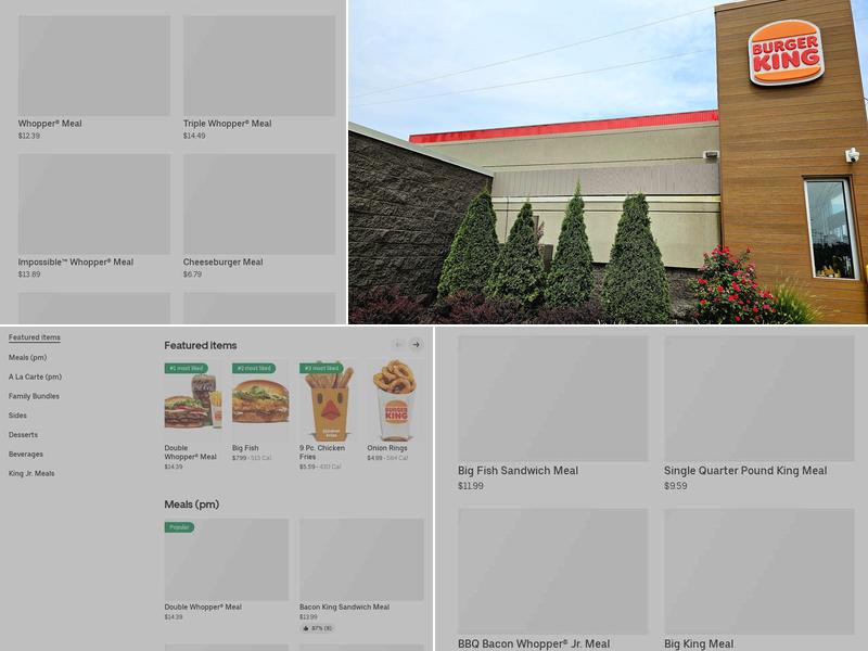 Burger King Menu