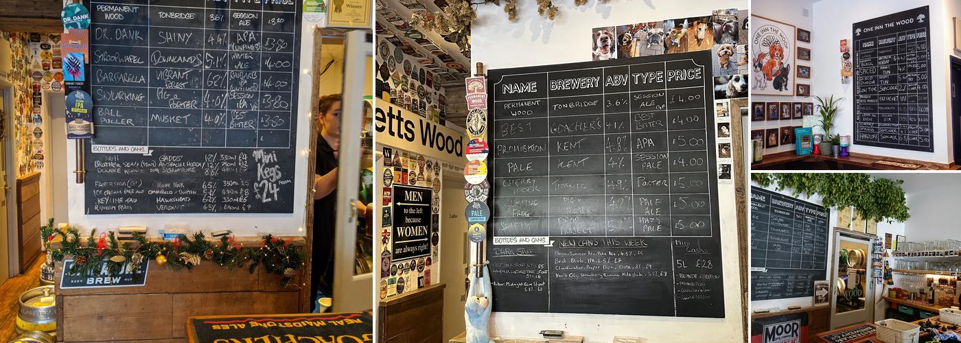 One Inn The Wood Menu