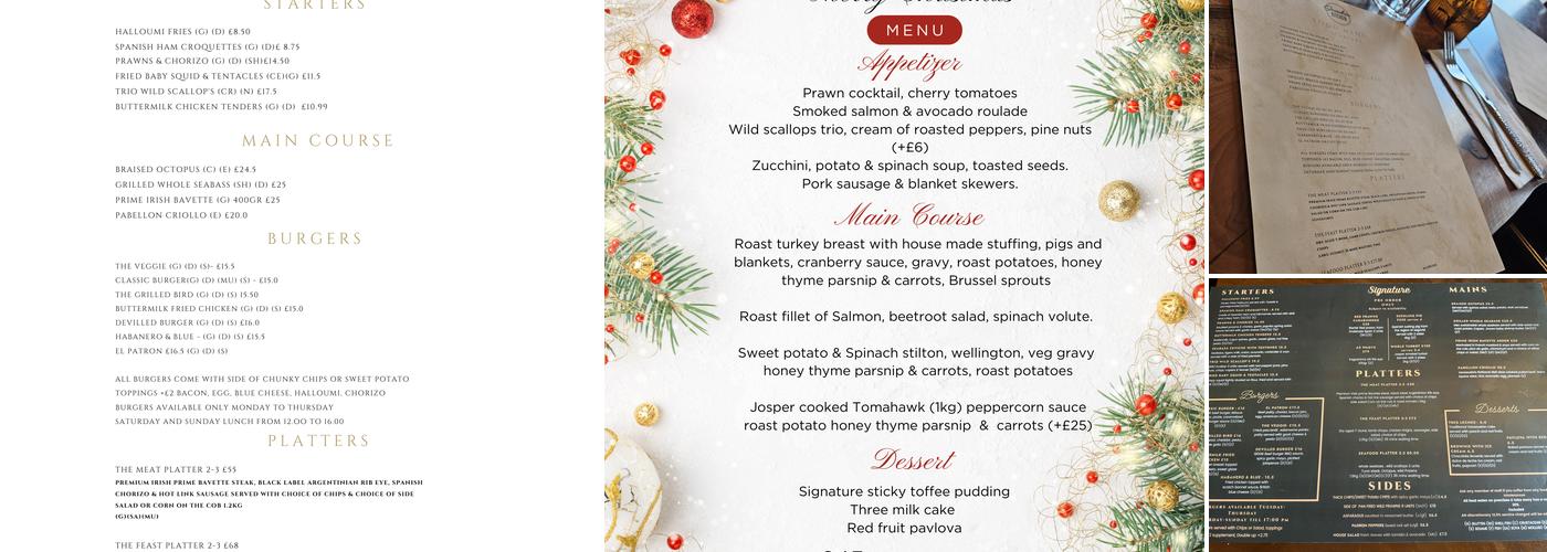 Streatham Kitchen Menu