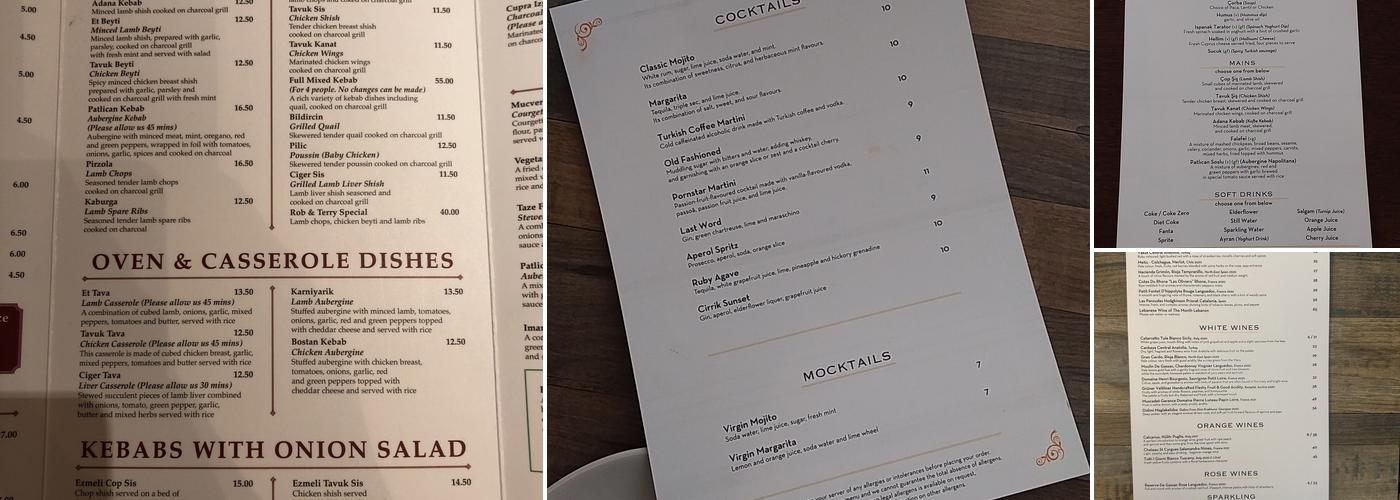 Cirrik 19 Numara Bos Menu