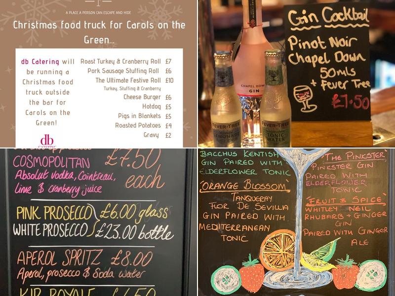 The Bolthole Micropub Menu