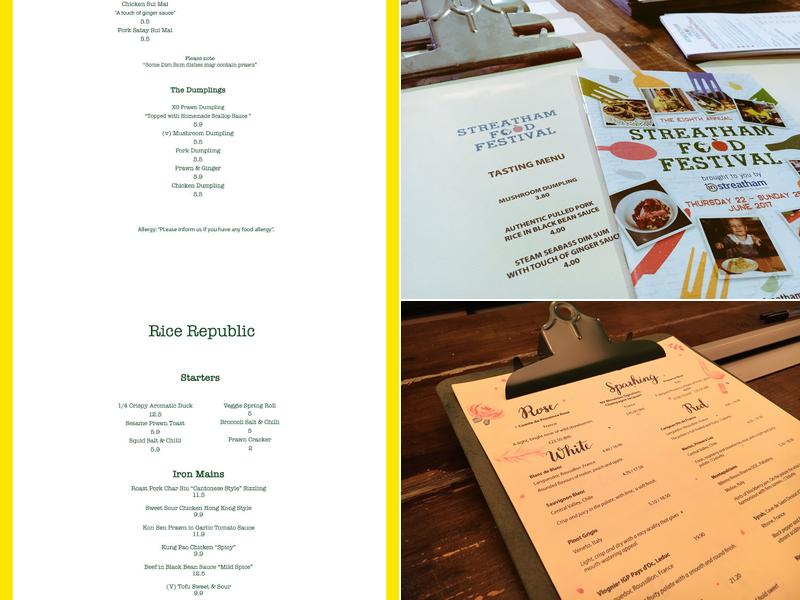 Rice Republic Menu