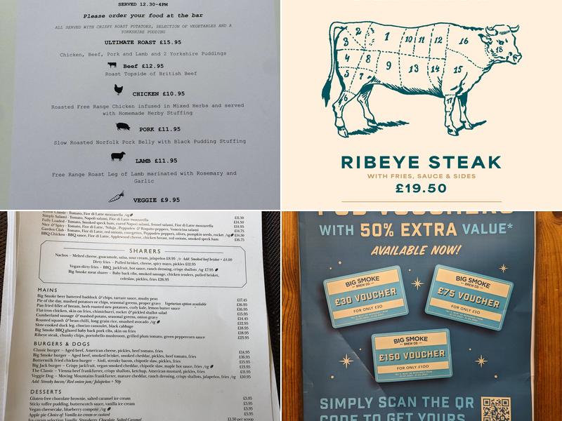 The Abercorn Arms Menu