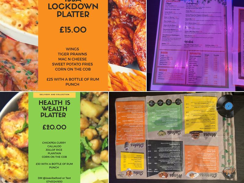 Issa Vibe Bar & Lounge Menu