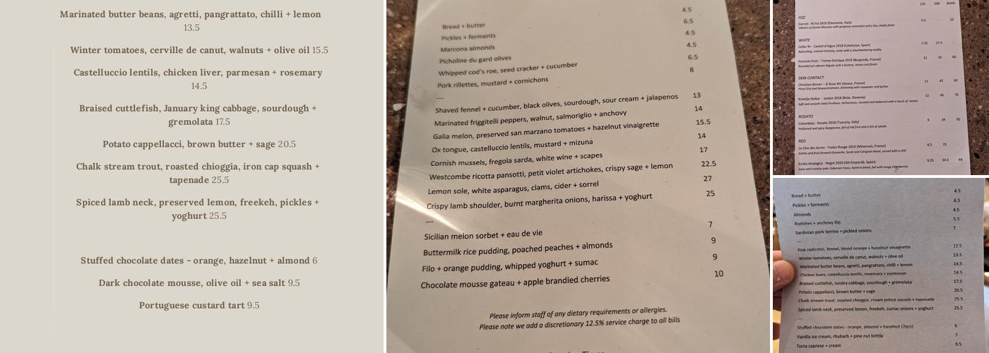 Little Duck The Picklery Menu