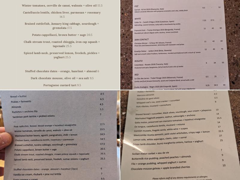 Little Duck The Picklery Menu