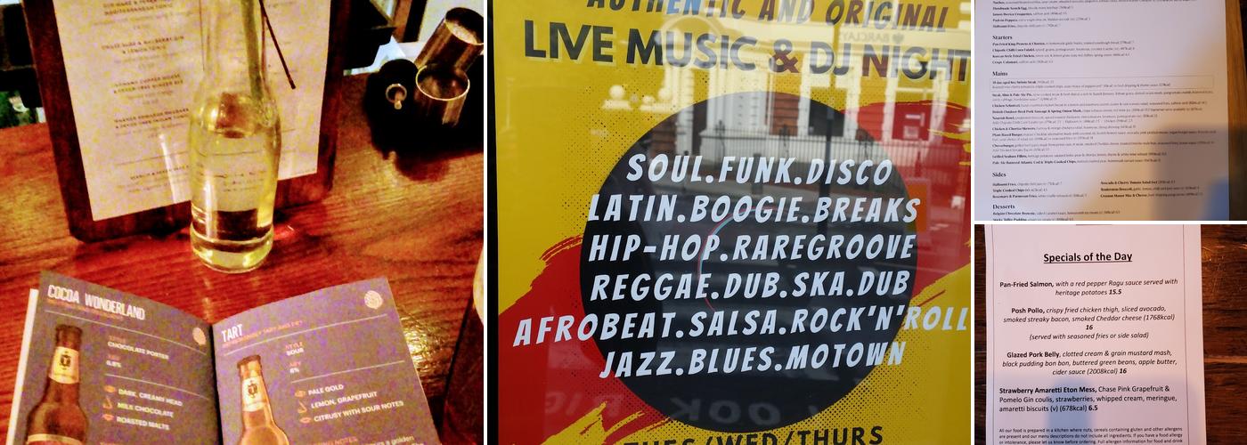 The Royal Standard Menu