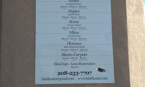 La Bella Auto Steam Detail