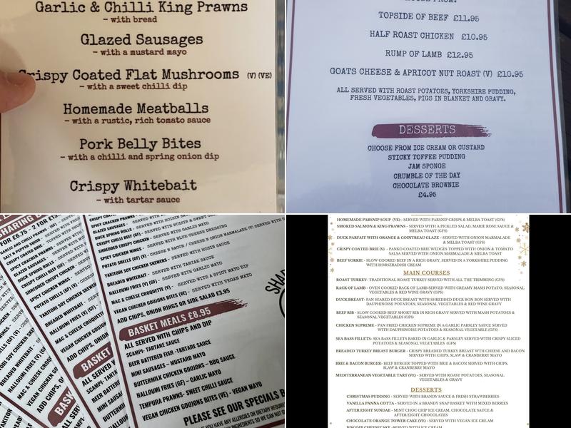 The Overdraught Menu