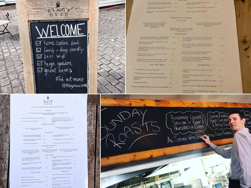 King's Head Roehampton Menu