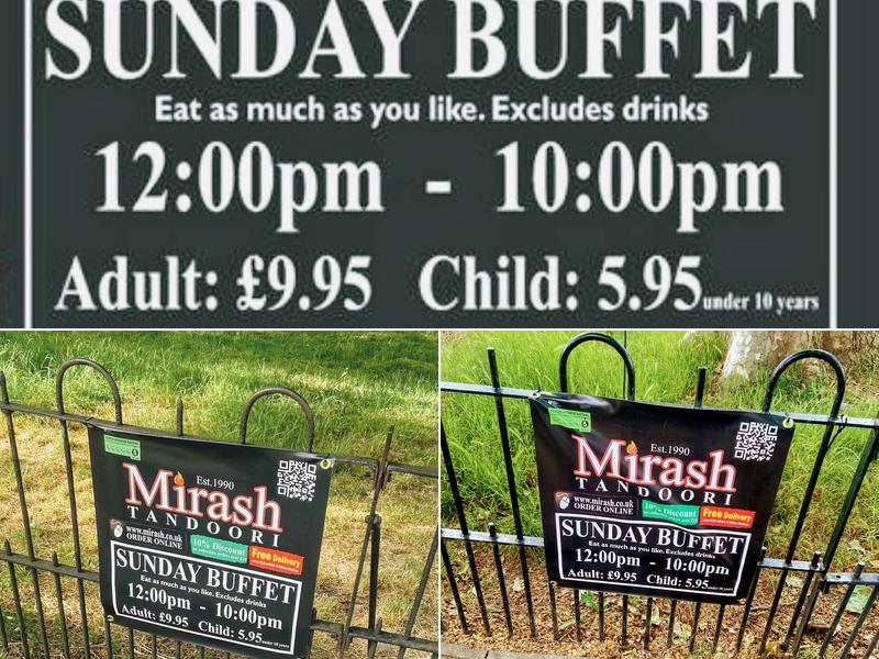 Mirash Tandoori Menu