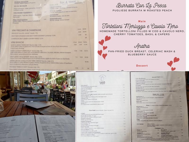 Osteria Pulcinella Menu