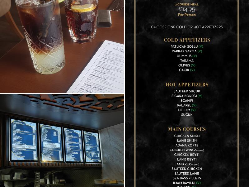 Kervan Kitchen Gidea Park Menu