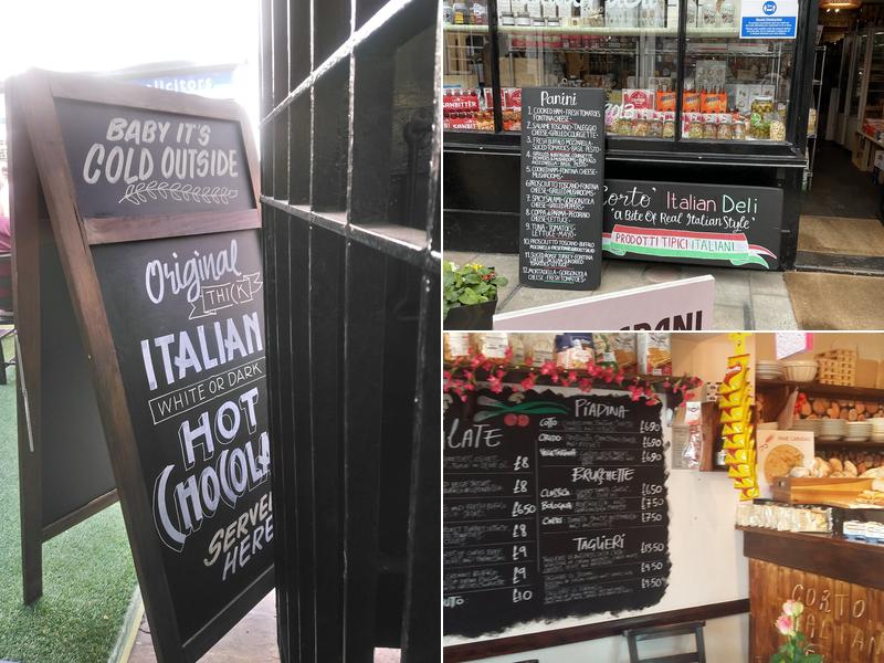 Corto Italian Deli Menu