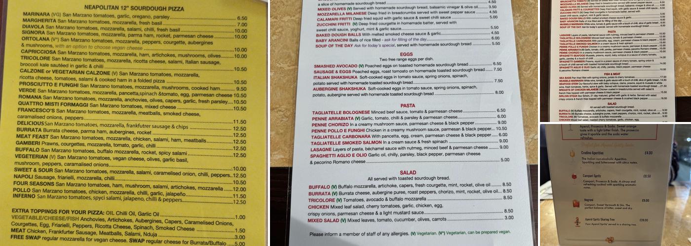 Signor Ciccio Menu