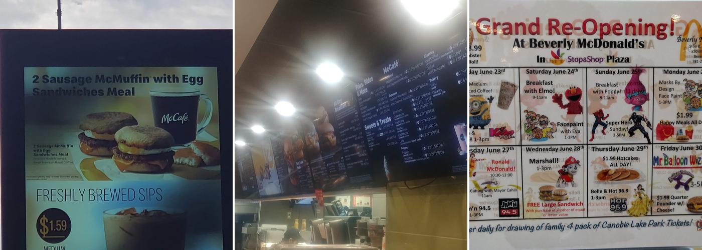 McDonald's Menu