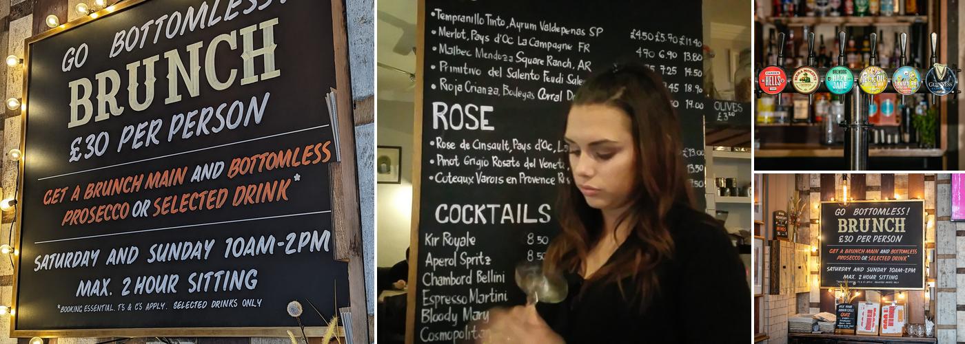 The Sparrowhawk - Crystal Palace Menu