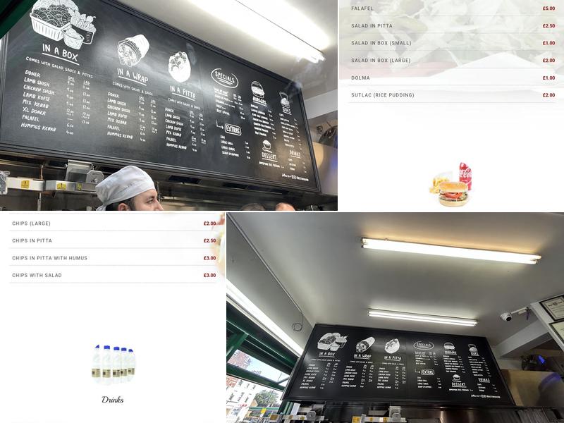 The Best Turkish Kebab Menu