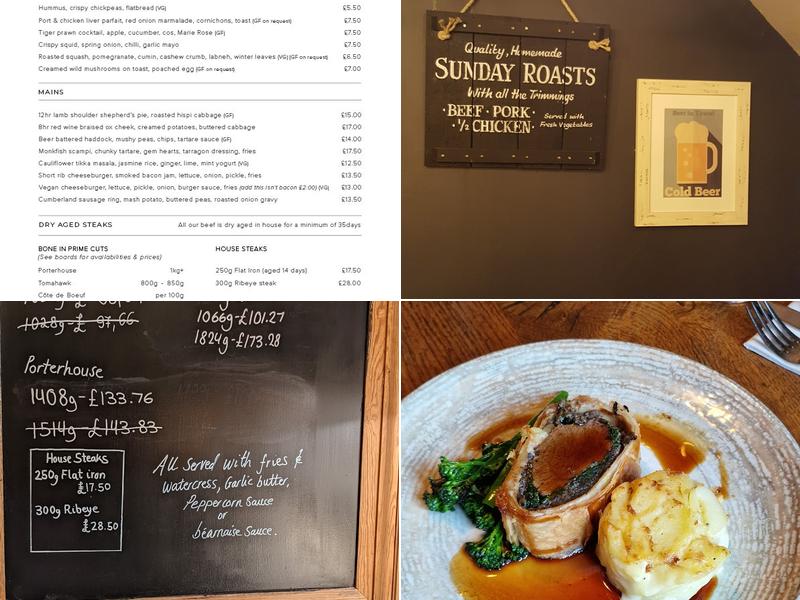 The Larkshall Pub, Chingford Menu