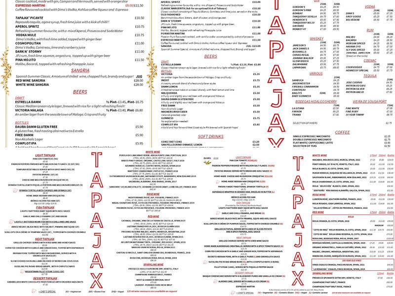 Tapajax Menu