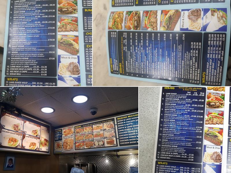 New Eltham Grill Menu