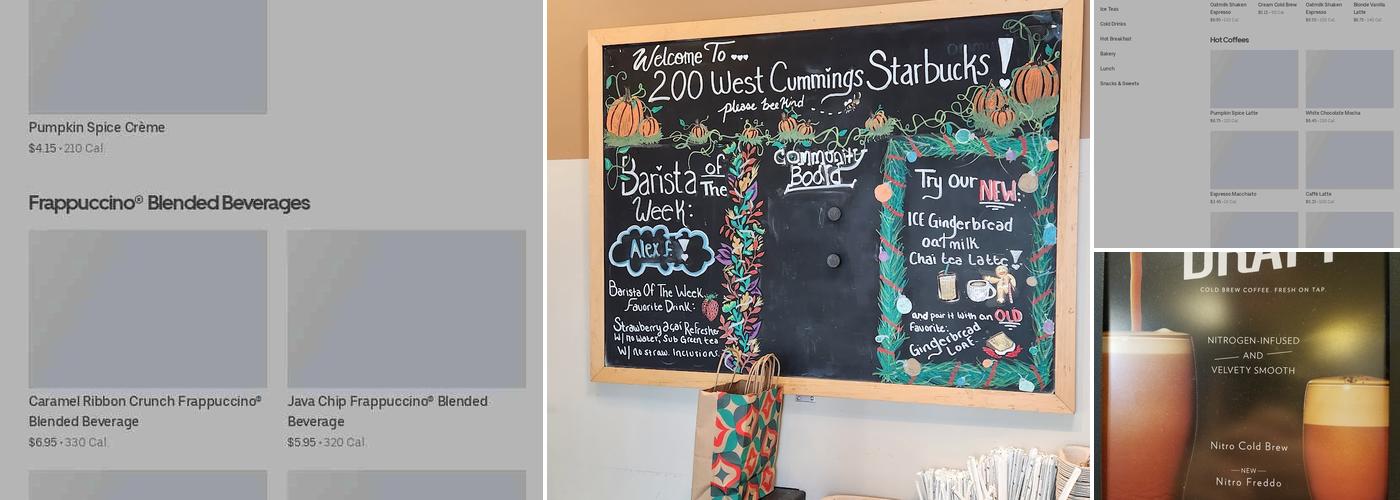 Starbucks Menu