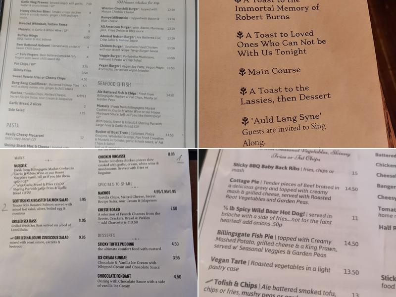 The Conquering Hero Menu