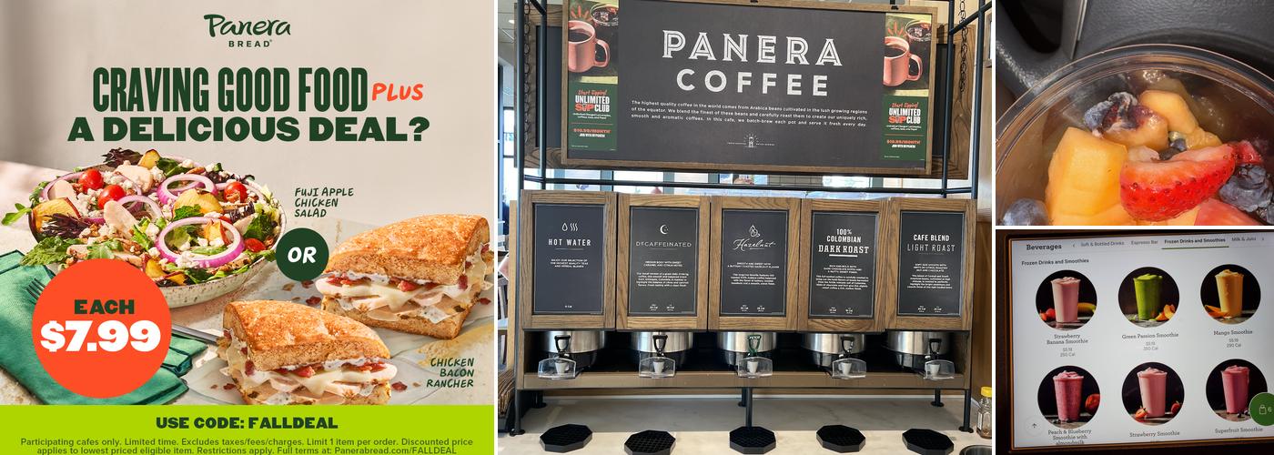 Panera Bread Menu