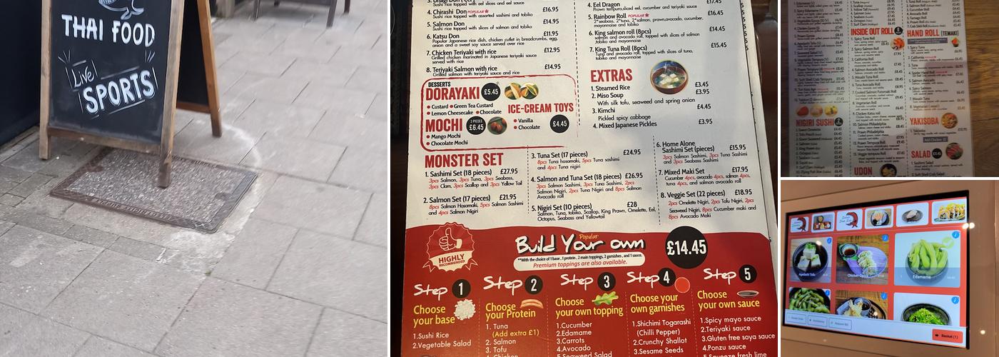 Rusty Bike Pub Chingford Menu