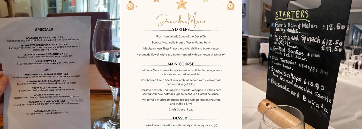 The Italian Taste Menu