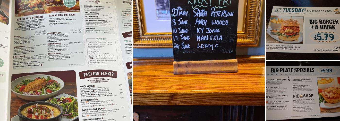 Old Bank Sutton Menu