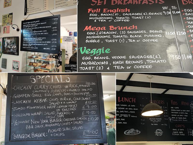 The Oxleas Woods Cafe Menu